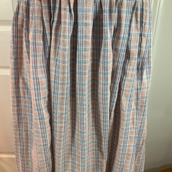 Free People Color Theory Boho Halter Cotton Pink Midi Dress Size Medium - Picture 7 of 13